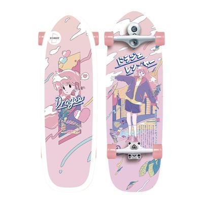 DRAGEE糖衣陆地冲浪板专业滑板女生初学者成人儿童新手陆冲板路冲