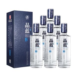 【中华老字号】张弓晶蓝52度 500ml*6瓶浓香型固态纯粮白酒整箱
