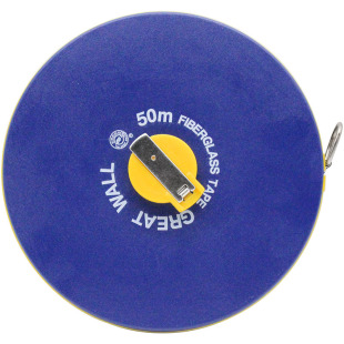 长城精工皮尺50米纤维皮卷尺10m15米20米30米100米建筑工程测量尺