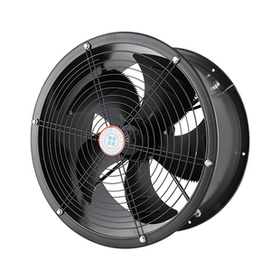 圆筒式外转子轴流风机岗位管道通风机工业厨房低噪音排风扇排烟机