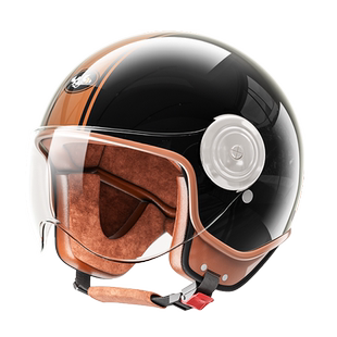 营缆摩托车头盔男士复古哈雷3c认证四季通用冬季保暖电动车全盔女