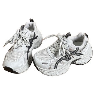 厚底增高老爹鞋女款2026新款春季超火百搭轻便跑步鞋休闲运动鞋子