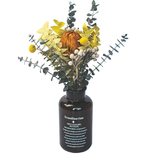 进口班克木干花高端澳洲贝克斯天然干燥花客厅装饰北欧道具佛塔花