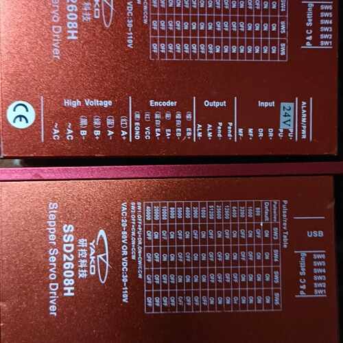 议价YAKO研控 SSD2608H 步进伺服驱动器，支持24V脉维修