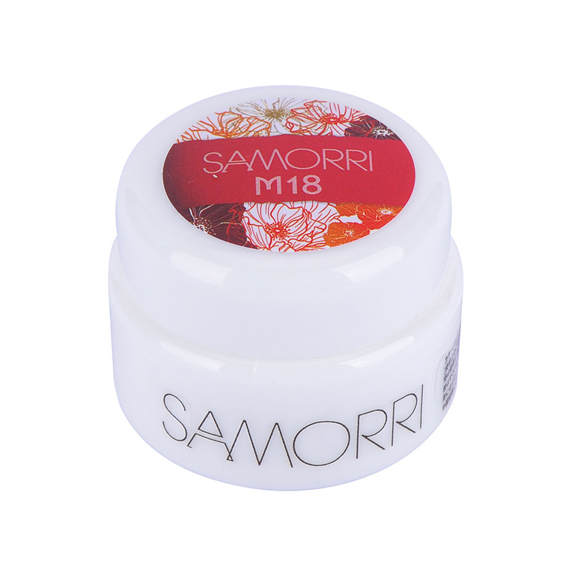 SAMORRI日式罐装美甲甲油胶 4.5g 铂金 美肌 砂糖 石膏 B100-M174