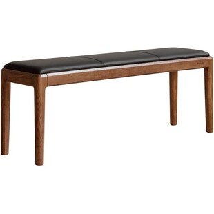 源氏木语西物软包长条凳橡木长凳餐厅休闲凳家用凳子床尾凳换鞋凳