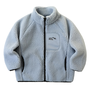 男童颗粒绒外套加厚亲子棉服2026秋冬季新款儿童拉链立领棉衣7178