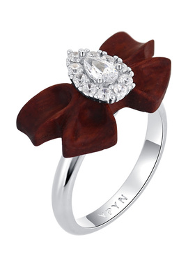 【情人节礼物】一撇一捺YPYN蜜糖蝴蝶结系列红色戒指高级感送女友