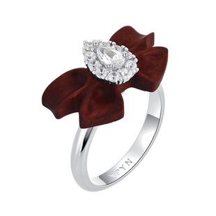 【情人节礼物】一撇一捺YPYN蜜糖蝴蝶结系列红色戒指高级感送女友