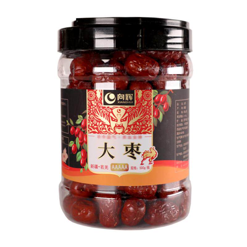 向辉大枣500g正品官方旗舰店新疆若羌红枣特产级大枣皮薄肉厚泡水