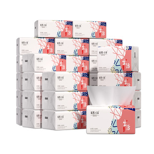 丽邦抽纸30包整箱家用实惠装纸抽餐巾卫生纸面纸擦手纸面巾纸巾