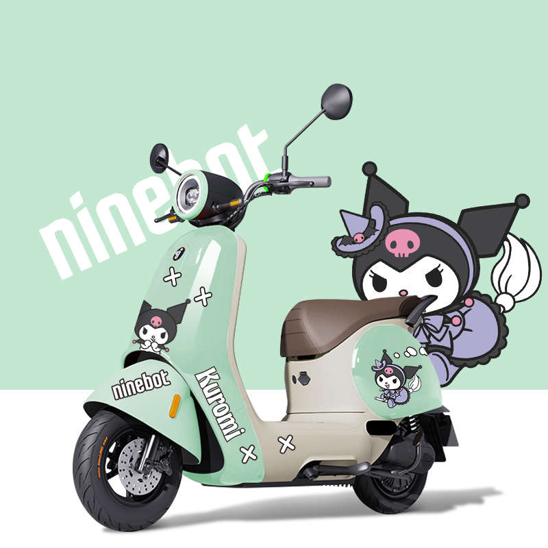 九号Q系电动车贴纸Q80 Q90 Q30卡通车身贴防水创意贴膜版画装饰贴