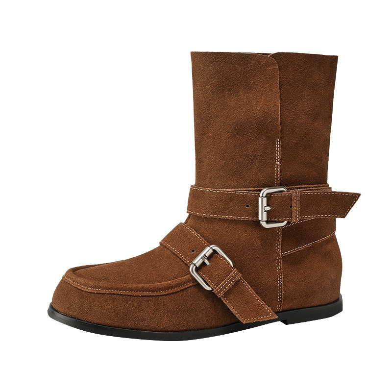 MILLIE'S/妙丽休闲百搭中筒靴