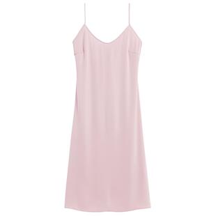 HM女装连衣裙春季吊带波点风潮精致松弛风露背裙1000003