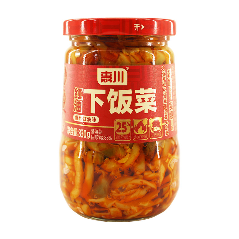 惠川下饭菜爽口开味菜330g榨菜