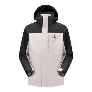 骆驼户外雨神冲锋衣男三合一可拆卸暴雨防水登山服爬山外套女NR99