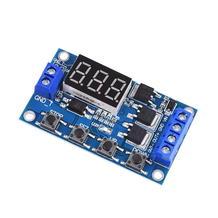 触发循环定时 延时开关电路 双MOS管控制板代替继电器模块12 24V