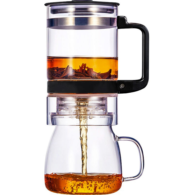 茶之恋透明自动创意耐热泡茶器