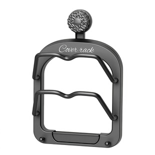 吸盘多层锅盖架壁挂式放置器厨房置物架上墙放锅盖收纳架子免打孔