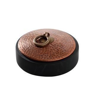 山百集防干墨砚台墨池毛笔书法专用初学者墨盒墨碟可研墨安徽歙砚