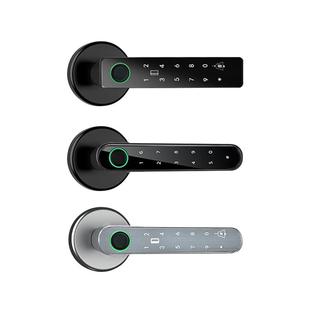 指纹锁智能门锁房门家用木门室内卧室全套通用办公室密码锁民宿锁