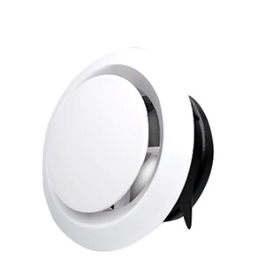 新风口圆形新风系统出风口换气进气出气百叶通风排风口风罩送通风