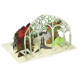 人文之宝 魔戒周边立体贺卡 阿拉贡与阿尔玟 创意生日礼物