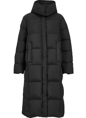 ONLY90白鸭绒防风连帽立领羽绒服