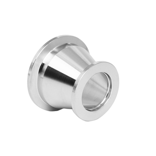 304不锈钢真异径大小头KF16KF25KF40 KF50异径管喇叭卡箍转换接头