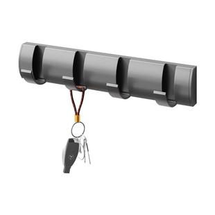 免打孔隐藏挂钩进门玄关固定衣帽挂衣架墙上壁挂卧室门后折叠排钩