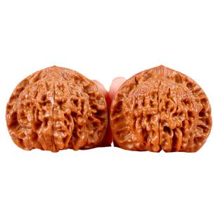 文玩核桃手玩王勇麒麟纹官帽核桃包浆盘玩手把件男士古玩把玩核桃