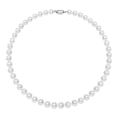 欧诗漫淡水珍珠项链近圆