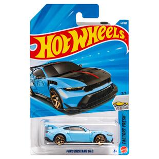 43号 FORD MUSTANG GTD 福特野马 蓝色 风火轮合金小跑车