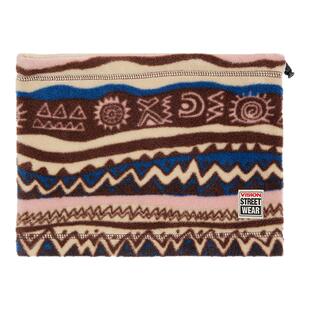 VISION童装 美式复古阿兹特克纹样摇粒绒围脖男女儿童25冬季新款