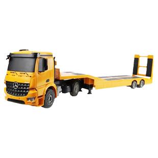 大号遥控平板车半挂车充电动男孩拖车运输卡车汽车儿童玩具工程车