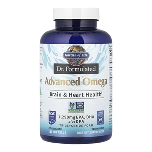 Garden of life雀巢生命花园Dr.Formulated高级欧米伽软胶囊心脏