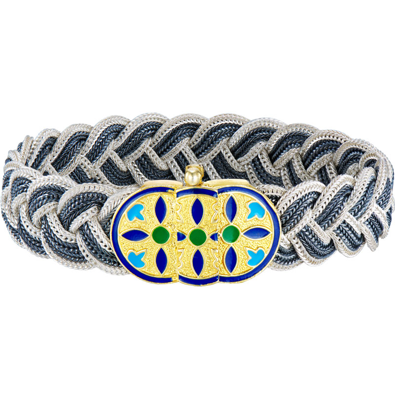 小众宽版进口复古风高级感手链