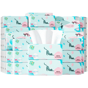 聪妈抽纸巾360张大包实惠装整箱批家用婴儿餐巾纸卫生纸面巾纸