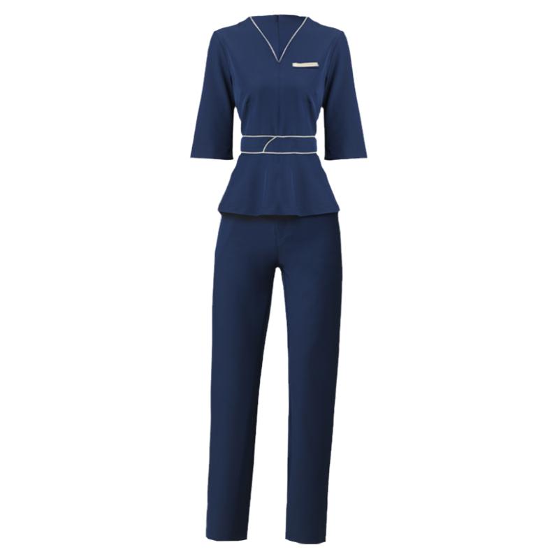 美容师工作服伊凡蔻技师服