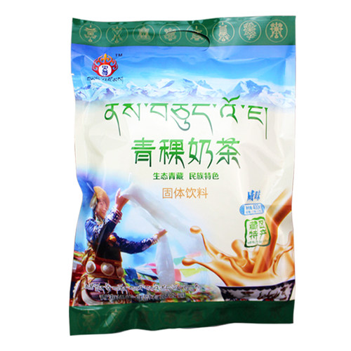 青海特产 央尊青稞酥油传统奶茶400g/袋 速溶早餐袋装冲饮奶茶粉