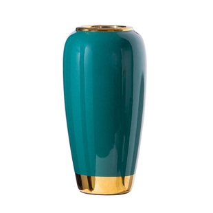 简约现代陶瓷花瓶仿真花发财果冬青红果花艺套装客厅玄关茶几摆件