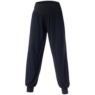 黑色宽松舞蹈裤萝卜裤练功服女形体训练夏瑜伽跳舞服装束脚灯笼裤