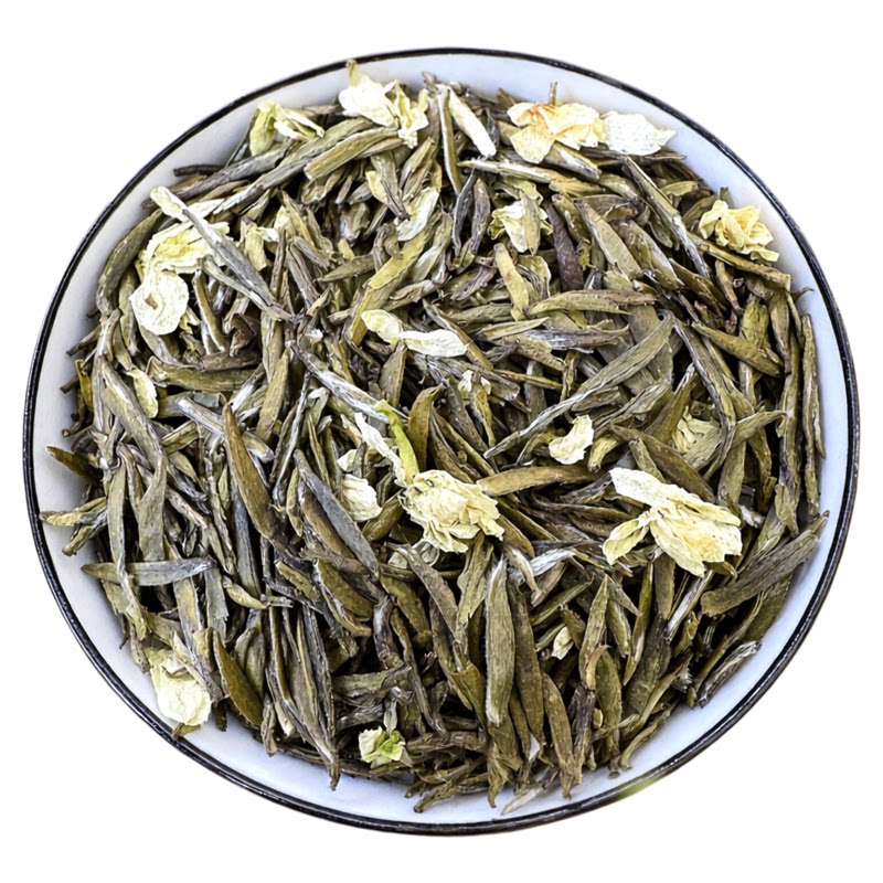 四川雅安2026新茶蒙顶山特级竹叶青飘雪茉莉花茶茉莉雀舌散装250g