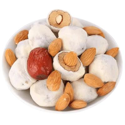 农科院央妈推荐奶枣巴旦木无核去核红枣夹心孕妇健康零食休闲小吃