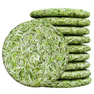 白毫银针白茶饼2024新茶明前头采特荒野福鼎高山白茶叶白豪茶叶级