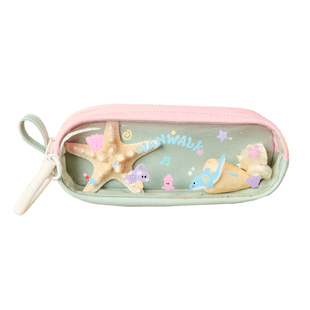 VANWALK泡泡岛 原创小方痛层收纳笔袋轻便简约ins文具袋手拿包女