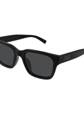 开云眼镜 古驰GUCCI男女同款方框全框黑色防晒太阳镜墨镜GG1857S