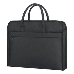 杰利5582放水杯公文包商务文件包帆布办公包手提包大容量资料包会议包定制印刷LOGO立体原布手提可加标签名牌