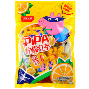 网红柠檬红茶果冻条吸食条非布丁棒棒冰碎碎冰儿童解馋小零食饮料