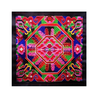 苗绣刺绣布成品民族风服装绣花辅料云南刺绣包补丁贴花机绣绣花片